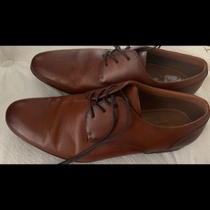 Aldo mens size 10 brown dress shoes